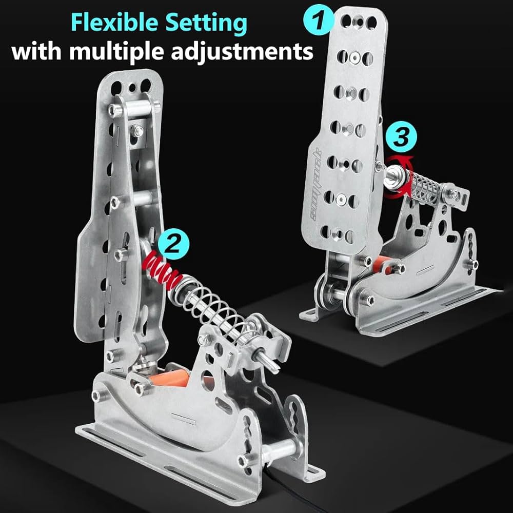 SIM JACK ロードセル 最上位モデル PRO-P3-H3-DB SimJack Pro Pedals Bundle (P3 Pedals + P3 Pro Plate + 3 Rods